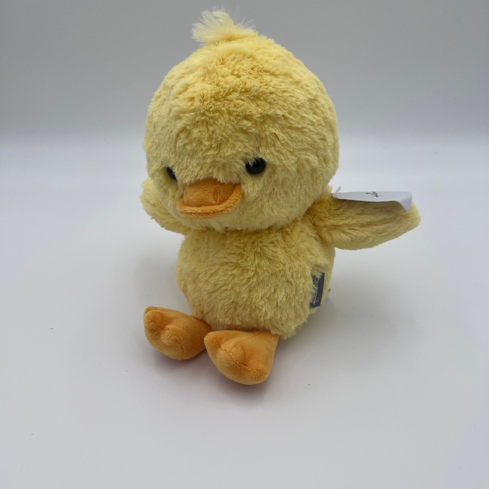 Hallmark Yellow Duck Chick Plush Stuffed Animal Easter Bird Small 7 inch NWT